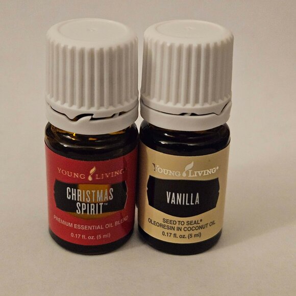 Young Living Vanilla & Christmas Spirit Lot Essential Oil USA Authentic YLEO New - Picture 4 of 6
